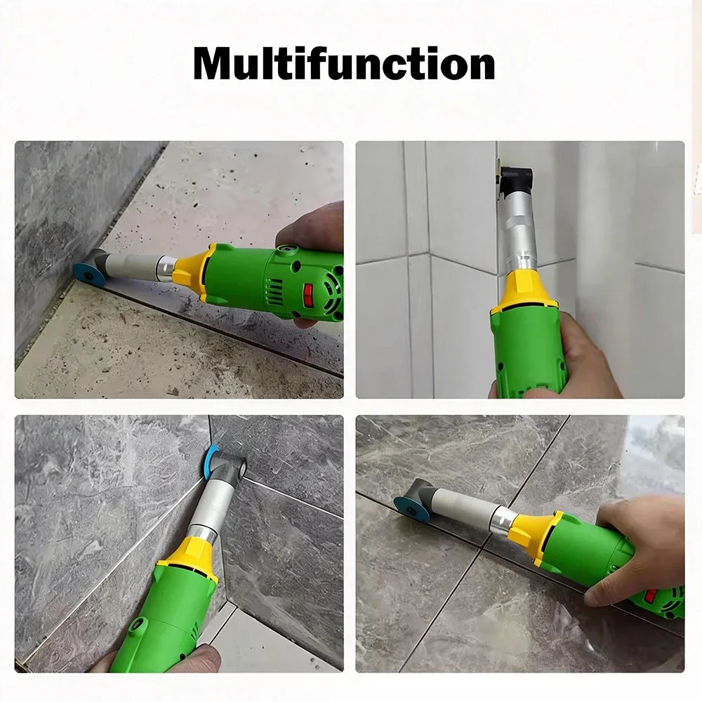 TUNGFULL 90 ° Ceramic Tile Beauty Sewing Tool Set 110V 220V Electric Straight Grinder 6 Gear Micro Angle Grinder Sander Polisher