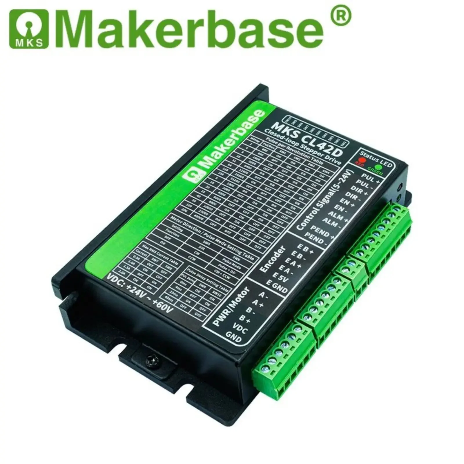 Imagem -05 - Makerbase Circuito Fechado Stepper Driver com Codificador Mks Cl57d Nema23 Impressora Cnc 3d Baixo Calor Alto Torque