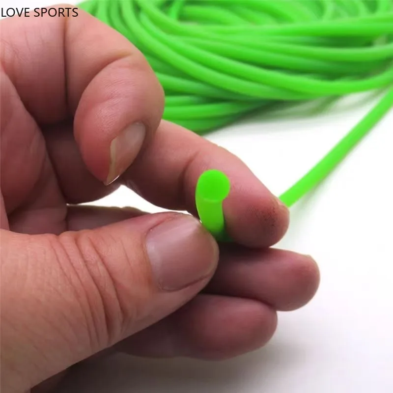 1,6-6mm Massives Latex-Gummiband Hochelastisches Angelschnur 10M Robuster Bungee-Gurt für Outdoor-Angelausrüstung Zubehör – Detail 5