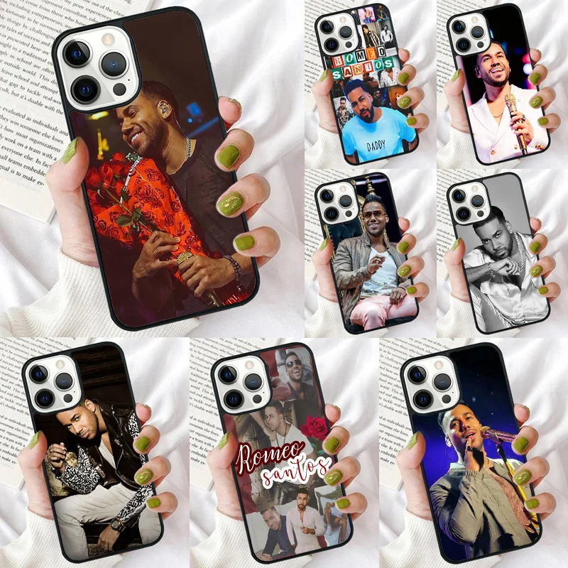 Singer Romeo Santos Phone Case for iPhone 16 15 14 12 13 mini PLUS X XS XR 11 PRO MAX Back Cover Fundas Shell