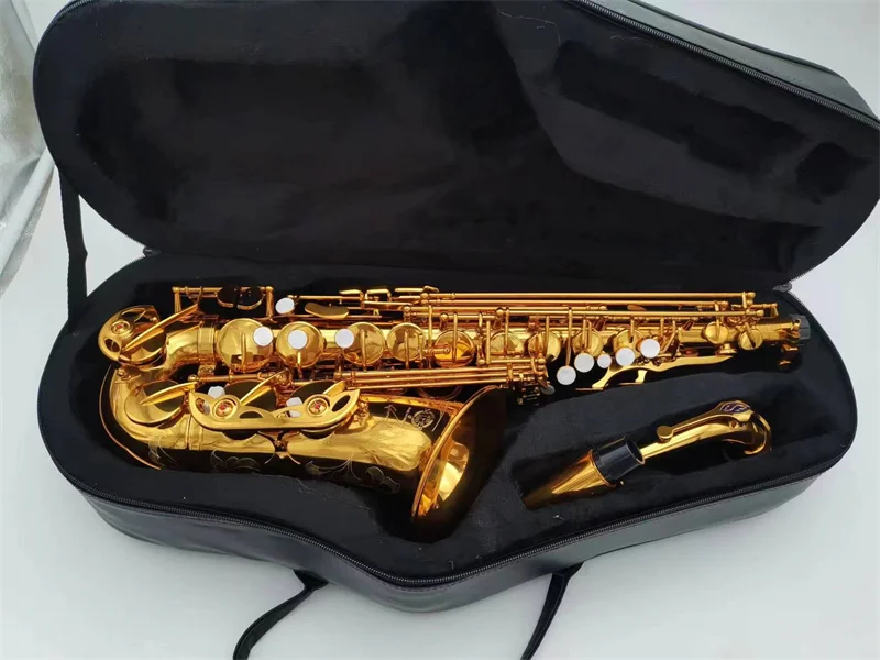 Nueva saxofón Alto de la mejor calidad, instrumento musical saxofón profesional E-Flat con estuche, accesorios