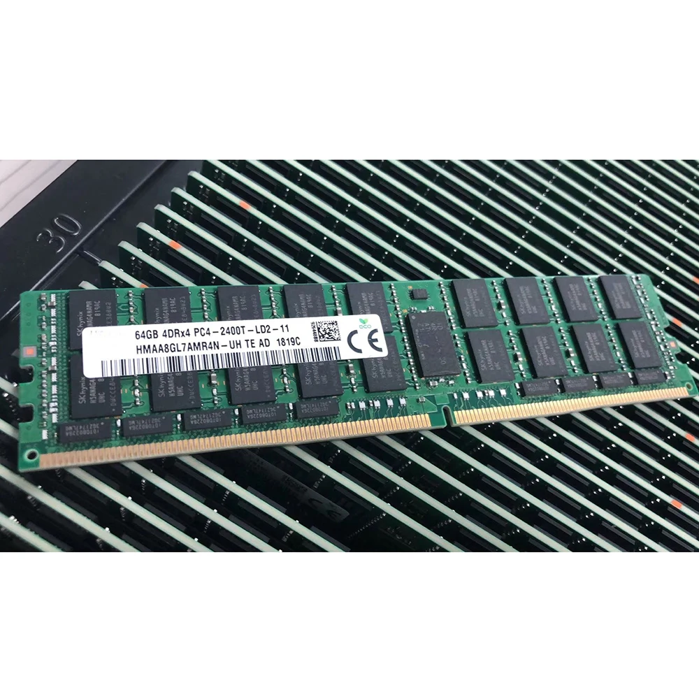 1 قطعة 64 جرام 4DRX4 PC4-2400T لذاكرة خادم SKhynix HMAA8GL7AMR4N-UH