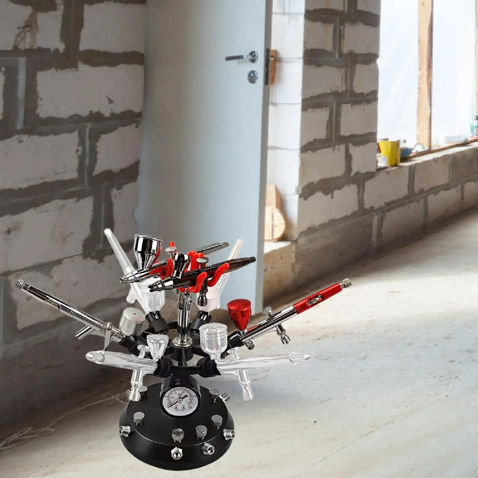 

Держатель для аэрографа, аксессуары для гаража, поддержка рабочего пространства, стойка для аэрографа