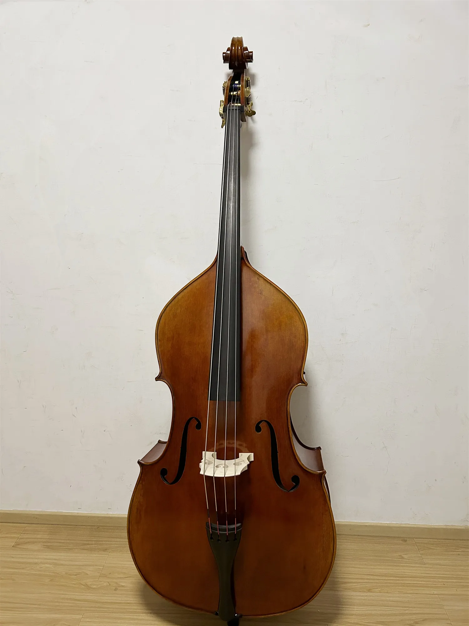 Unfinished Maple Spruce Solid Wood, Upright Double Bass, Made of High Quality, Contrabass with All Accessories, 3/4 - Image 6