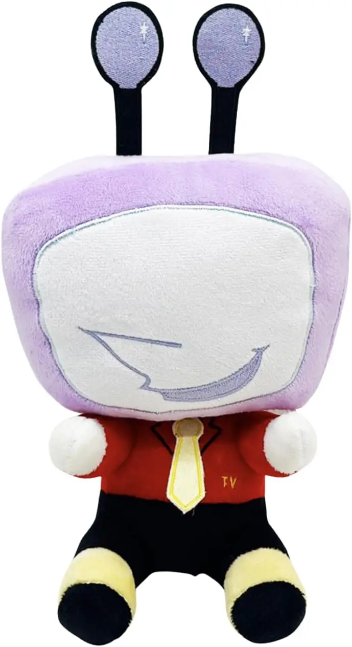 Deltarune knuffel, gevulde pop zachte pluche figuur, collectible game room decor, paars rood geel pluche, cadeau voor gamers en fans