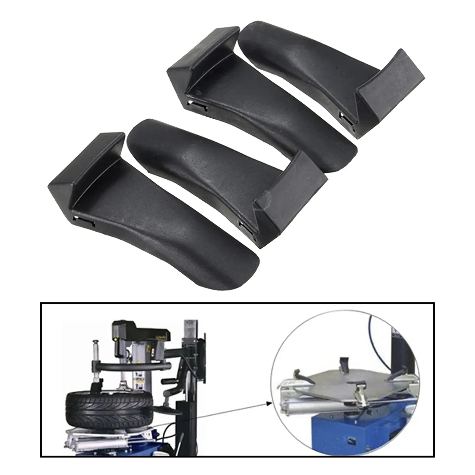 4 pcs Tire Changer Plastic Inserts Jaw Clamp Cover Wheel Rim Guards for Tire Changer Machine