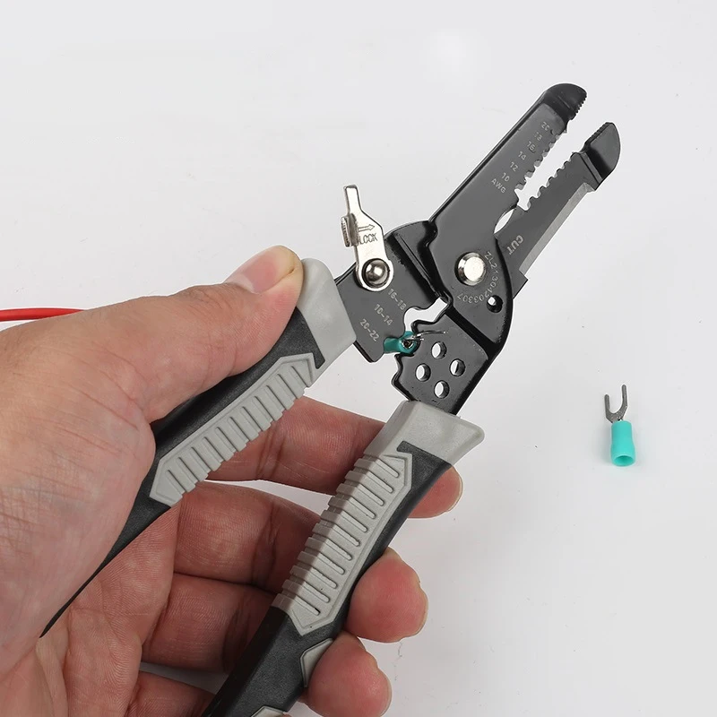 Wire Stripper Pulling Plier Multifunction Stripping Crimping Plier Hand Tool