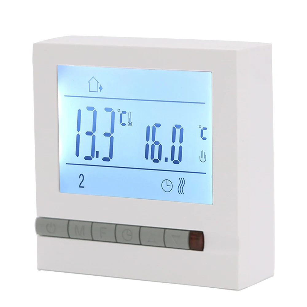 Programmable MK71C Wall-mounted Gas Boiler Temperature Controller Hand Control Thermostat with Kid Lock Water Floor Heating