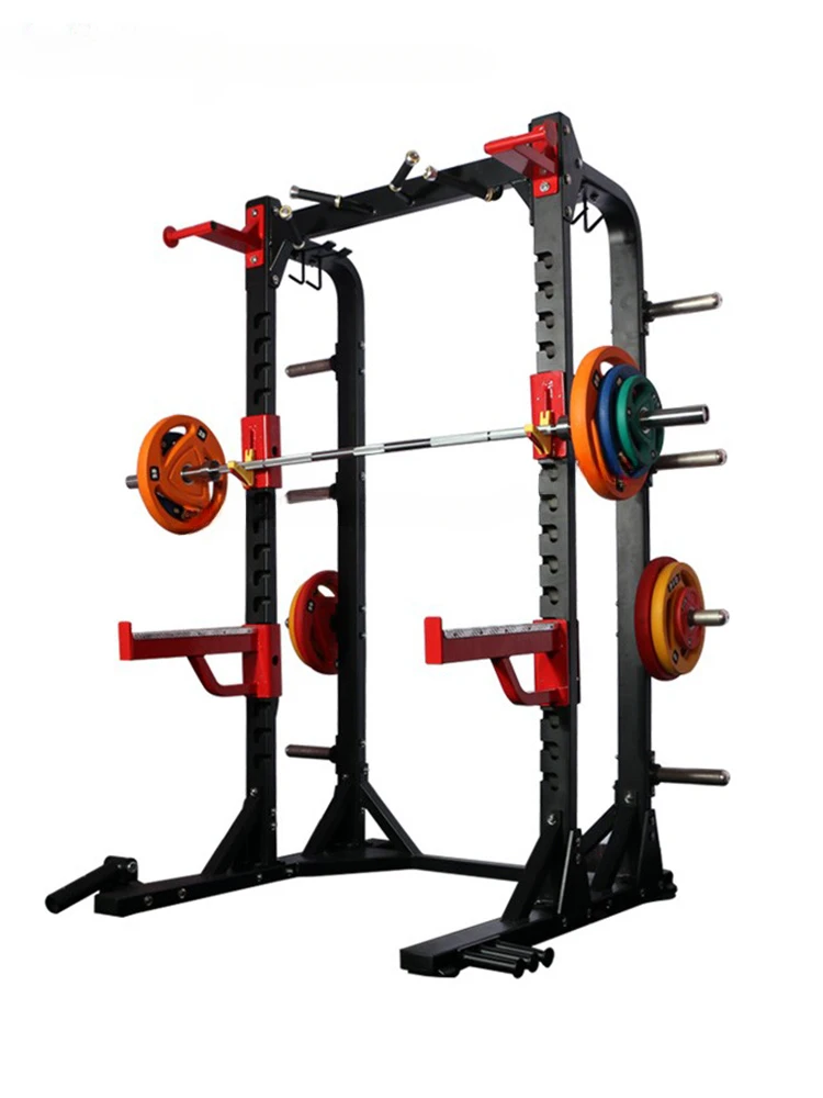 Humvee Fitness Equipment Multi-Functional Frame Semi-Frame Bench Press Squat Rack Commercial Gantry Home Barbell Rack