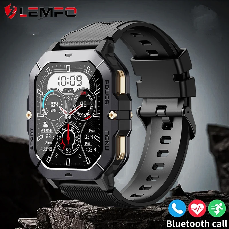 LEMFO C28 SmartWatch Voice Assistant BT Wireless Call Business Outdoor Waterproof Bluetooth Call Sports Fitness Smart Watches