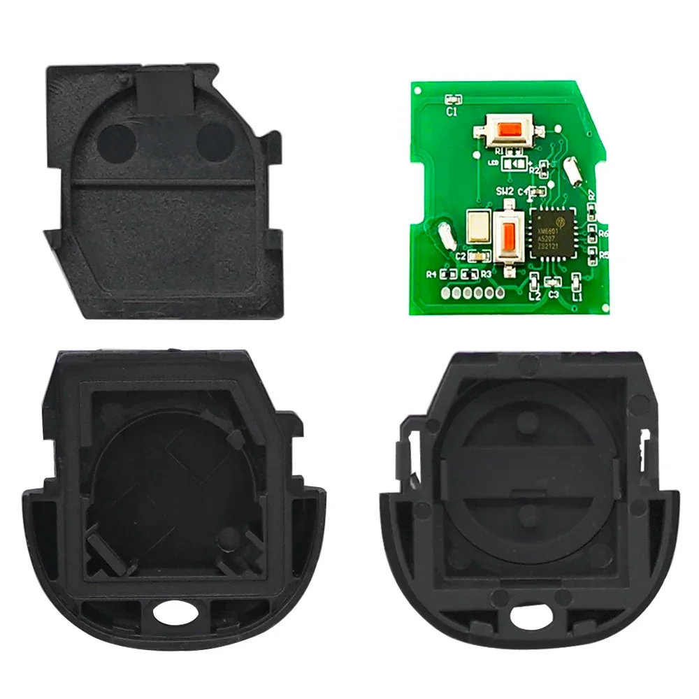 XNRKEY 2 Buttons 433MHz Remote Car Key  P/N: 28268-8H700 for Nissan Patrol Almera Micra Primera Navara Serena Vanette X-Trail