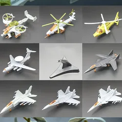 1:165 4D Assembly Helicopter Model Avatar Scorpion J-11 Su-33 CAIC Z-10 Helicopter Puzzle Building Figure Action