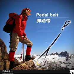 Outdoor Tree Climbing Caving Equipment Adjustable Foot Loop Sling Ascender  for Outdoor Mountaineering Rock Climbing Activities