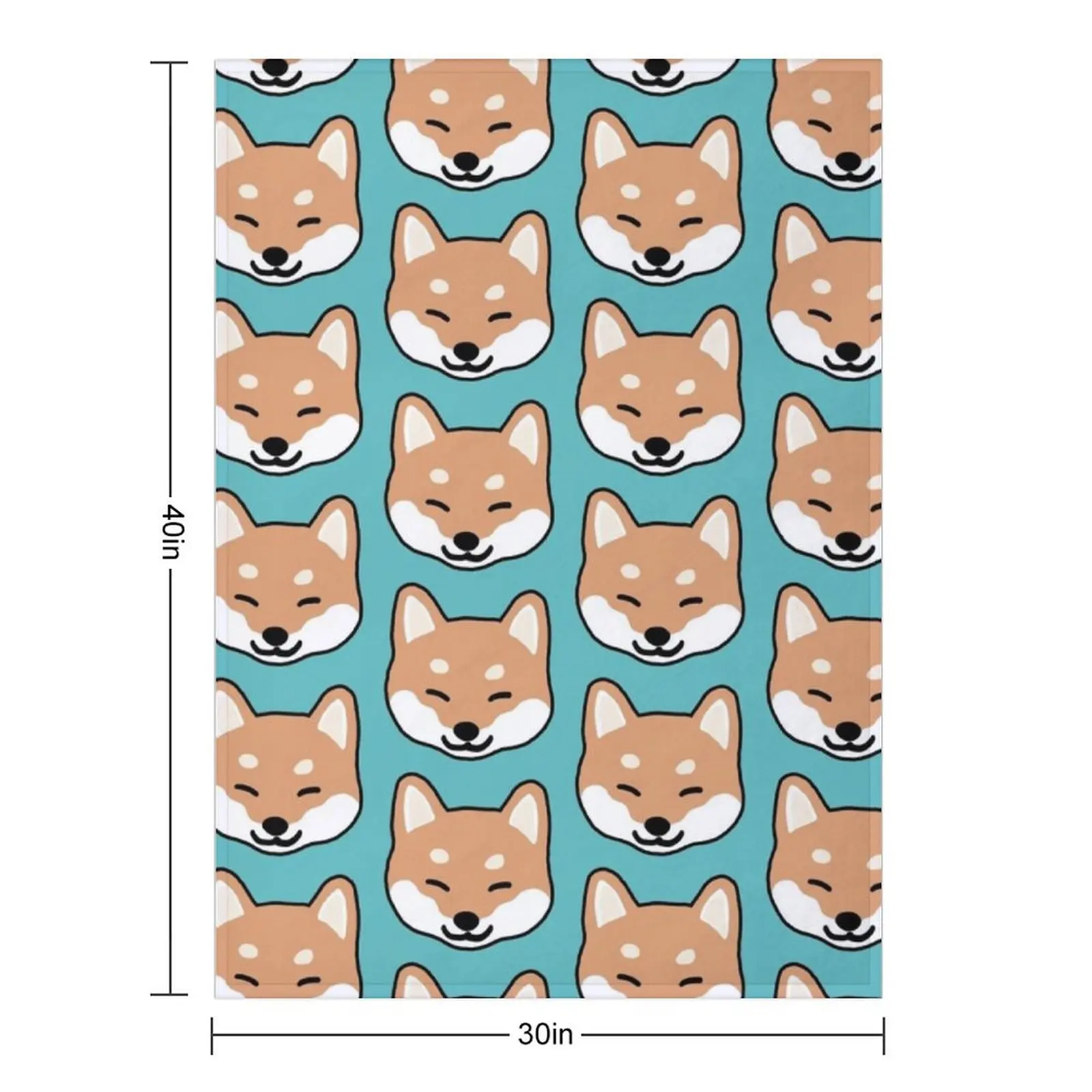 Shiba Inu Blinking Throw Blanket Extra Large Throw Summer Beddings Fashion Sofas Luxury Thin heavy to sleep Blankets