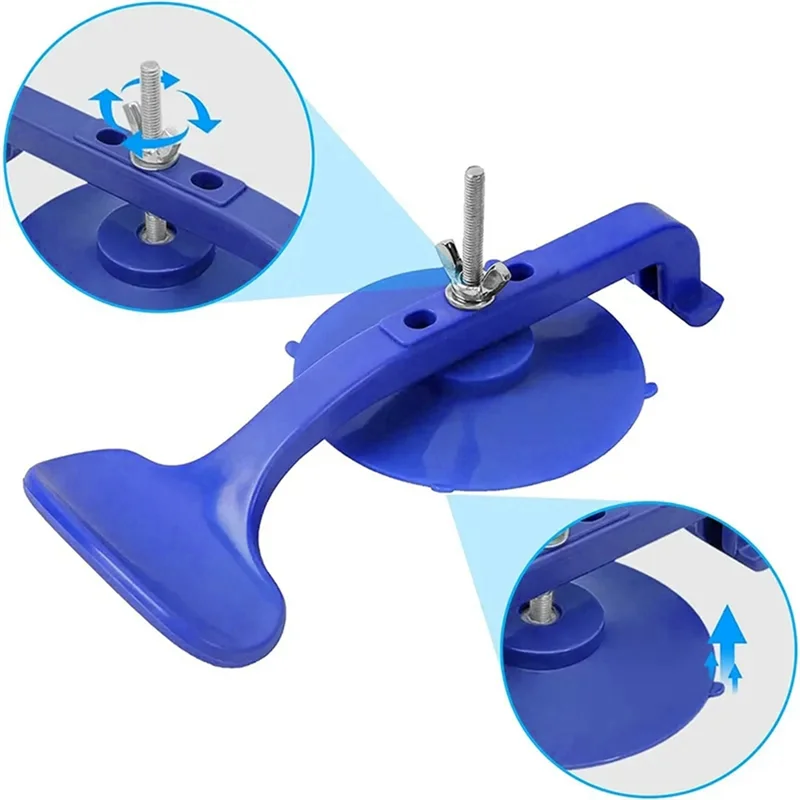 

6Pc Suction Clamp Set Window Suction Cups For Sealing Rear Window To Top Convertible Glass Windshield Repair Gluing-ABQU