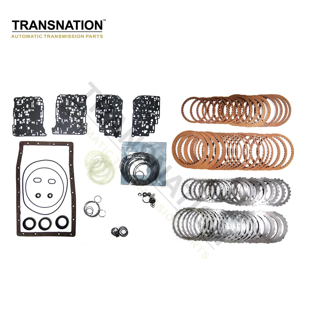 Transnation A760E A761E Transmission Master Rebuild Kit Overhaul Seal Gasket Ring With Clutch Plate For Toyota Lexus 2005-UP