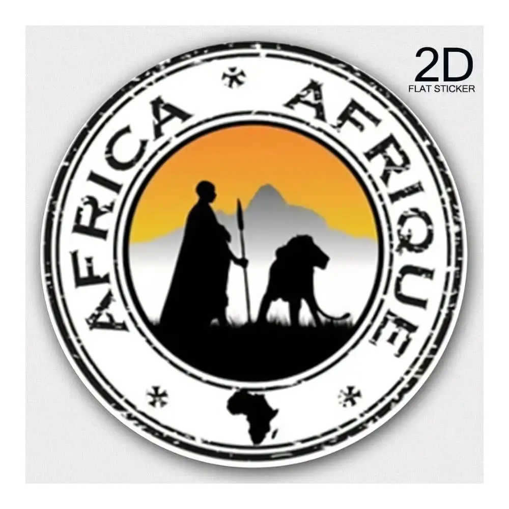 African Heritage Logo Design Vinyl Sticker For Cars, Laptops, Windows, Doors, Fridges, Water Bottles