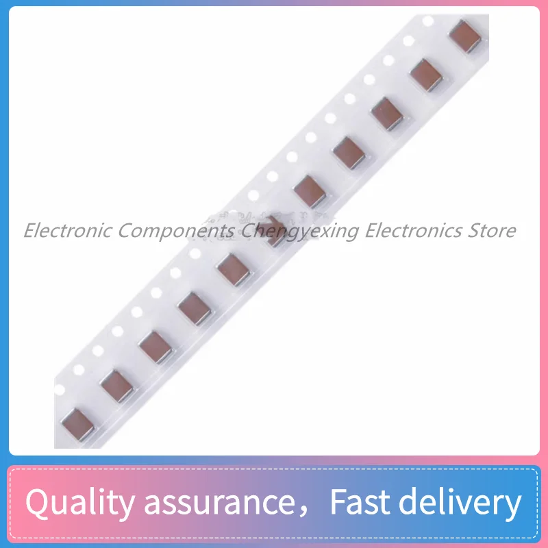 10pcs 1812 100nF(104) ±10% 50V X7R CC1812KKX7R9BB104 Chip capacitance