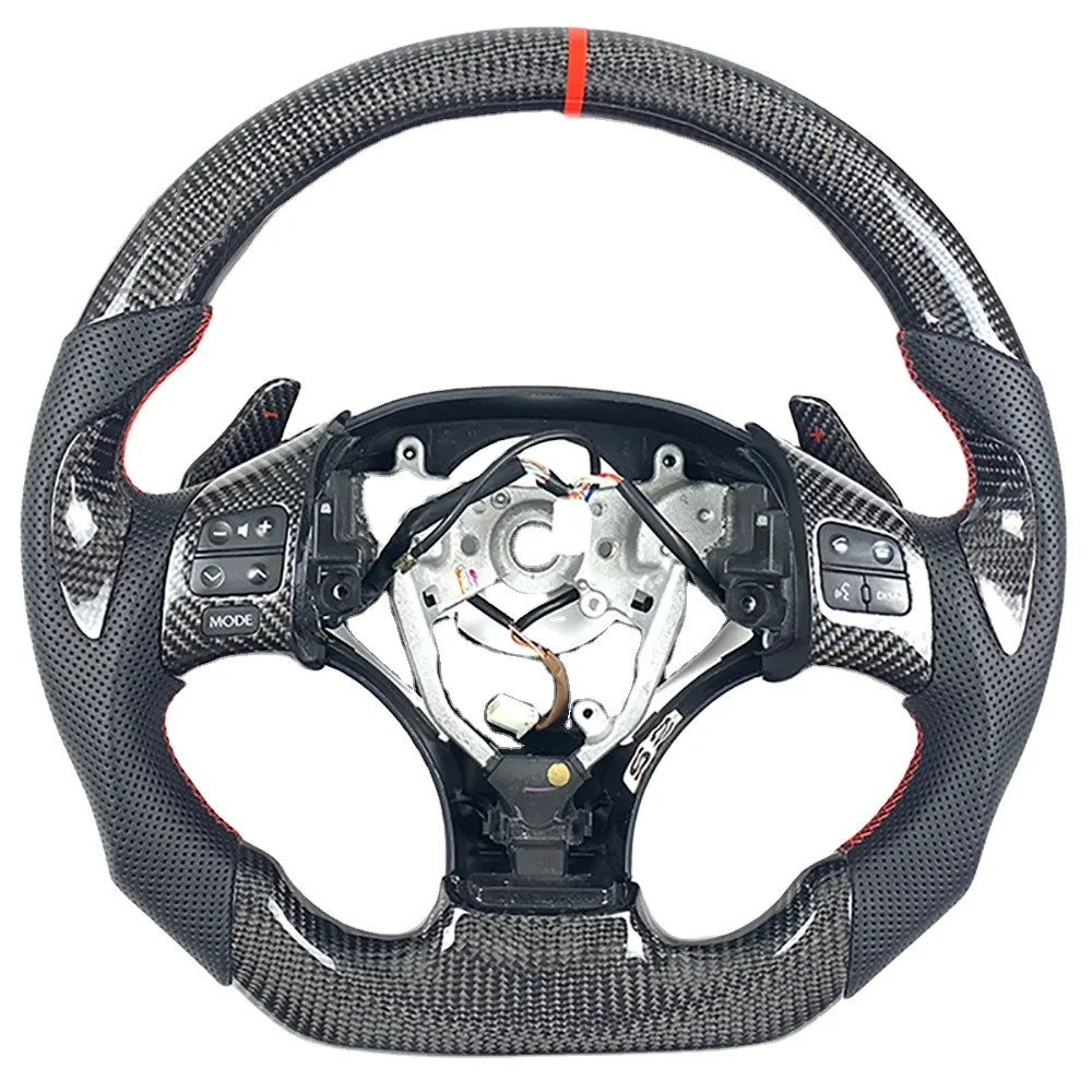 Carbon Fiber Steering Wheel for Lexus IS Is300 Is250 I Sf Is300 Is350 Is350 CIS300C  Car Interior Accessories