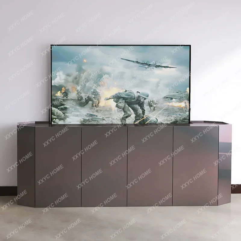 Nuovo Mobile TV Automatico Ldesign Per Soggiorno, Design Semplice E Moderno, Facile Da Montare-image