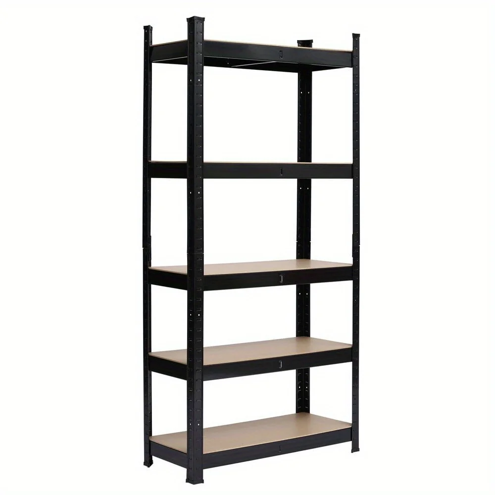 Adjustable 5-Tier Shelf Garage Shelving Unit Rack Storage Oragnizer 150x70x30cm