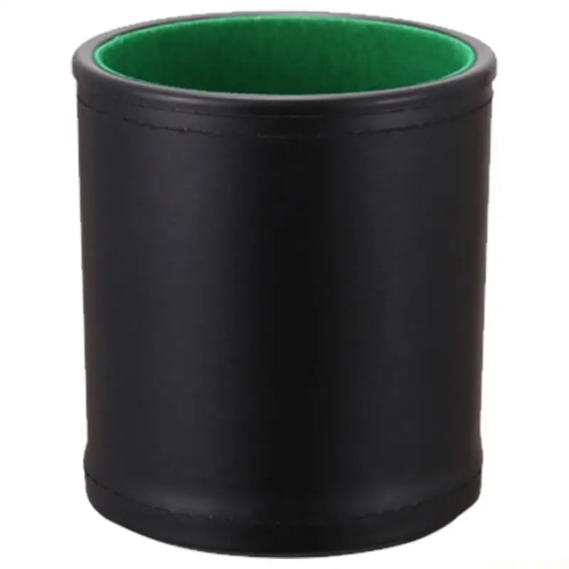 

U2JB PU Leather Dices Cup Hand Pattern Dices Shaker Cup for Dices Board
