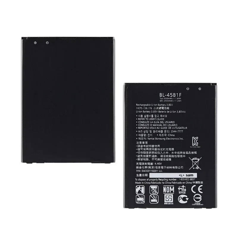 Bateria de substituição BL-45B1F 3000mAh para LG V10 H961N F600 H900 H901 VS990 H968 BL 45B1F Baterias de telefone móvel