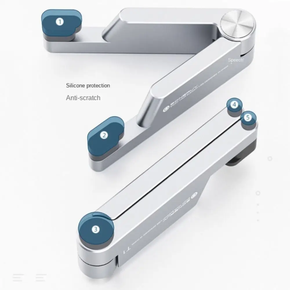 

Adjustable Cell Phone Holder Foldable Portable Mobile Phone Bracket Universal Aluminum Alloy Table Phone Holder Office