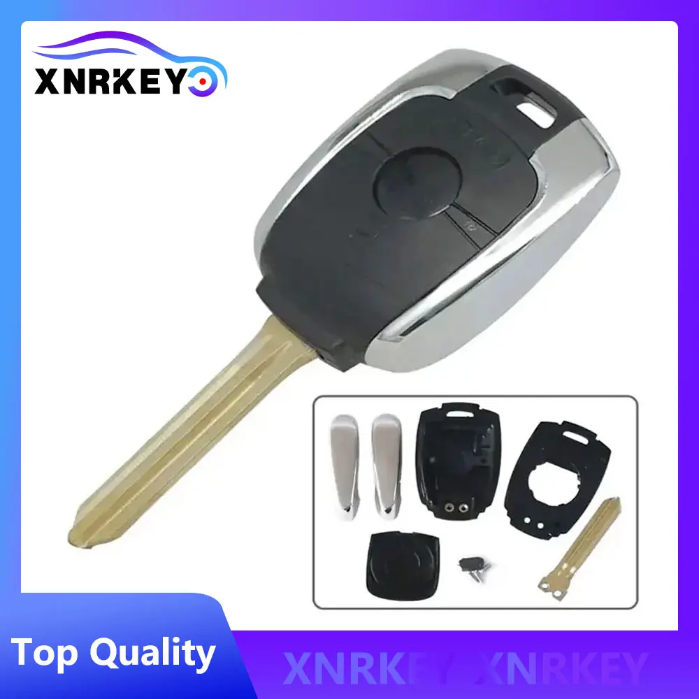 XNRKEY For Ssangyong Korando High Quality 2 Button Replacement Shell Remote Key Case Blank Key