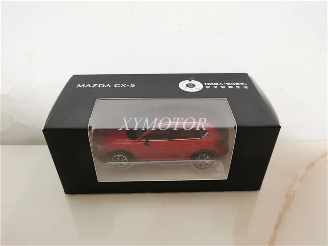 1:64 For Mazda CX-5 CX5 2 generation SUV 2022 Diecast Model Car Red Toys Hobby Gifts Display Collection Ornaments