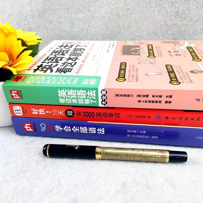 Grammaire anglaise, c'est assez, apprendre à toutes les grammes en 30 jours, complet d'un livre de mots de 3000 en 10 jours, Libros Livros