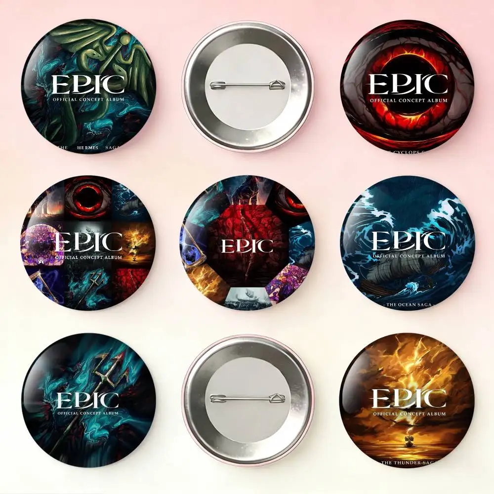 

E-Epic The Musical Laser Badge Creative Pins Brooch for Bag Clothes Hat Decor Gifts Fans Collect