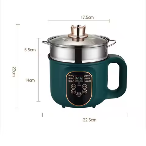 Panela elétrica multicooker hotpot guisado aquecimento ovos sopa pan macarrão vapor panelas de arroz panela de cozinha plugue da ue