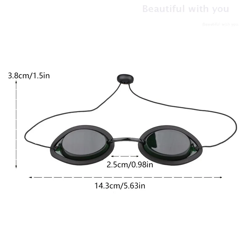 OPT/IPL Laser Protective Goggles For Photon Beauty Red Light Treatment Equipment Laser Beauty Eye Mask Light Blocking Eye Mask