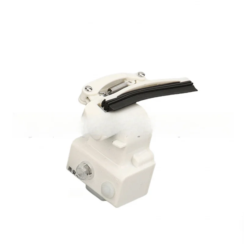 Helmet Wiper with Warning Light Intelligent Waterproof Rain Wiper Rechargeable Universal Riding Safety Protective Gear