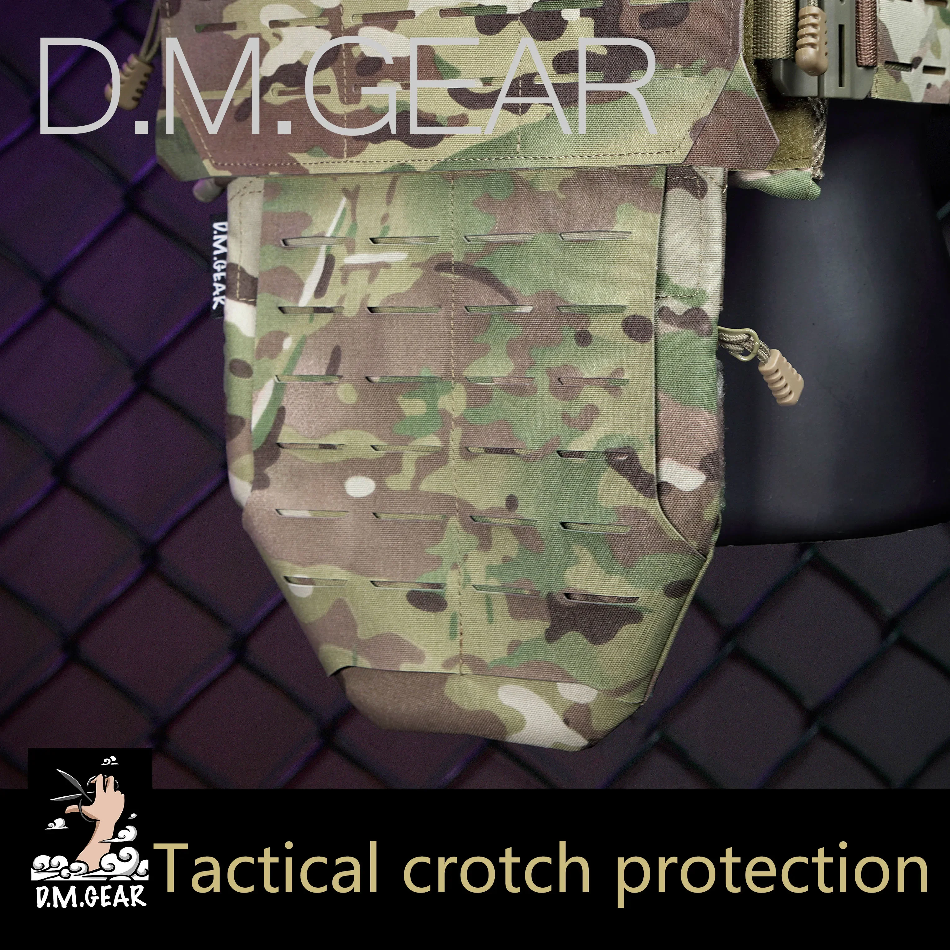 DMGear Chaleco táctico MOLLE con protección de ingle para caza y outdoor - imagen 3