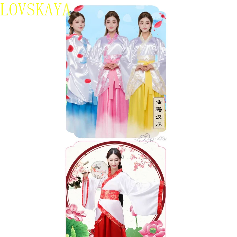 Ancient Chinese Costume Fairy Cosplay Hanfu Dress for Women Vintage Tang Suit Hanfu Noble Princess Costume Folk Dance National