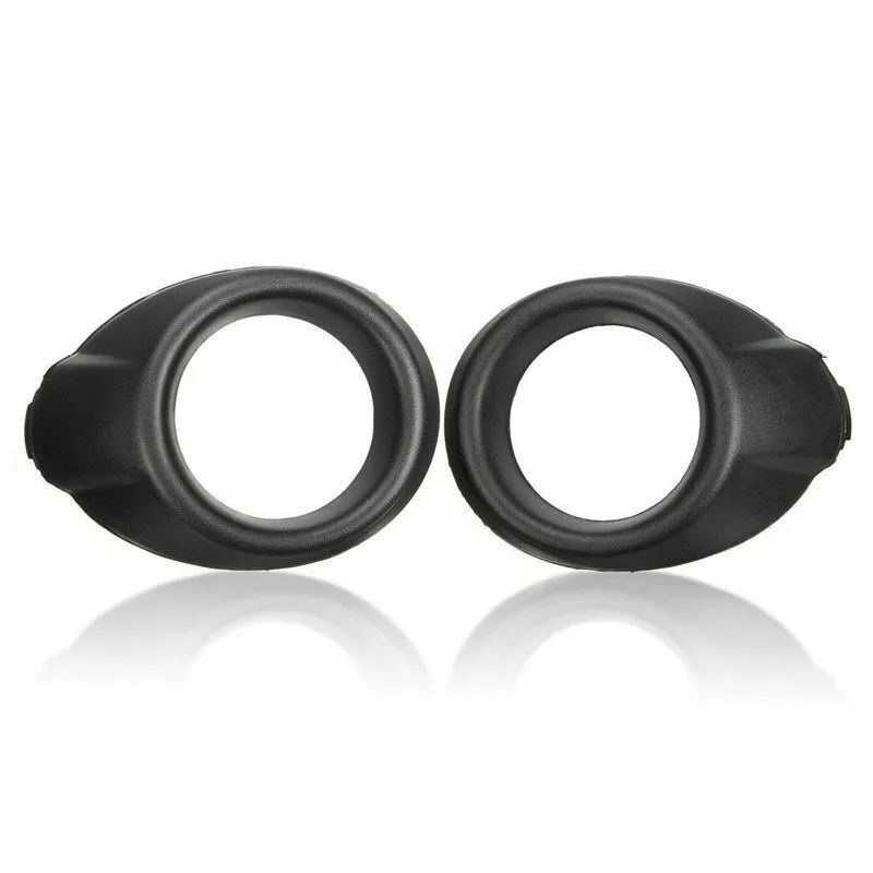 

2Pcs Black ABS Plastics Front Right & Left Fog Lights Lamp Frame Cover Trim For Ford Focus 2012 2013 2014