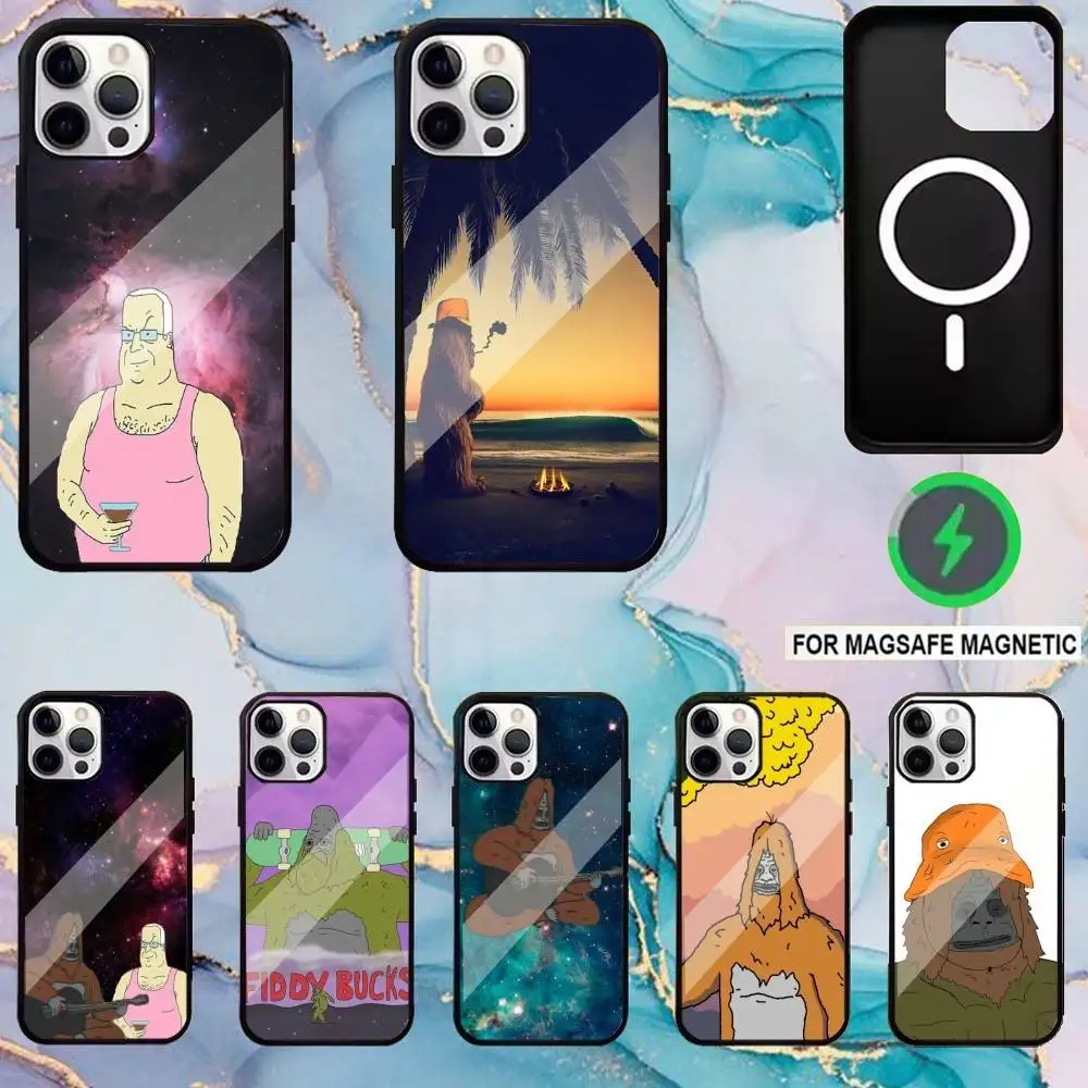 

Sassy The Sasquatch Phone Case For iPhone17,16,15,14,13,12,11 Plus,Pro Max Magnetic Magsafe Wireless Charging