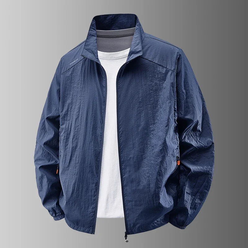 Summer Quick Drying Breathable Jacket Man Outdoor Ultra Thin Sunscreen Casual Skin Coats Fishing Climbing Hiking Anti UV Outwear