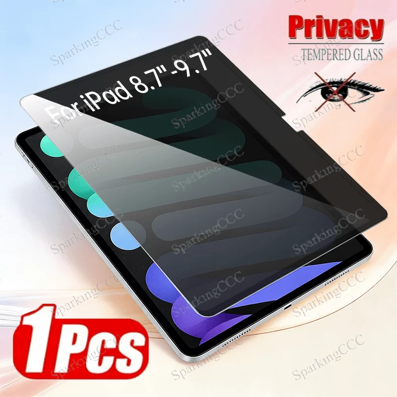 

1Pack for Apple iPad Mini 4/5/6/7 - Blocks Side View Leaks to Secure Privacy, Maintains Clear Front Display & Responsive Touch