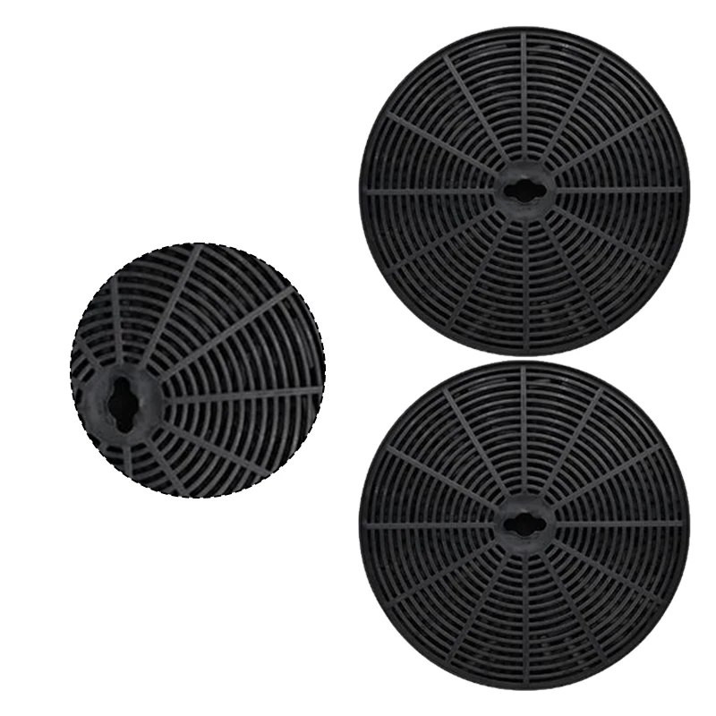 153*16 มม.ตัวกรองคาร์บอนที่เปิดใช้งานสําหรับห้องครัวเครื่องดูดควันอุปกรณ์เสริม 2PCS เครื่องใช้ในครัว Range Hood อะไหล่