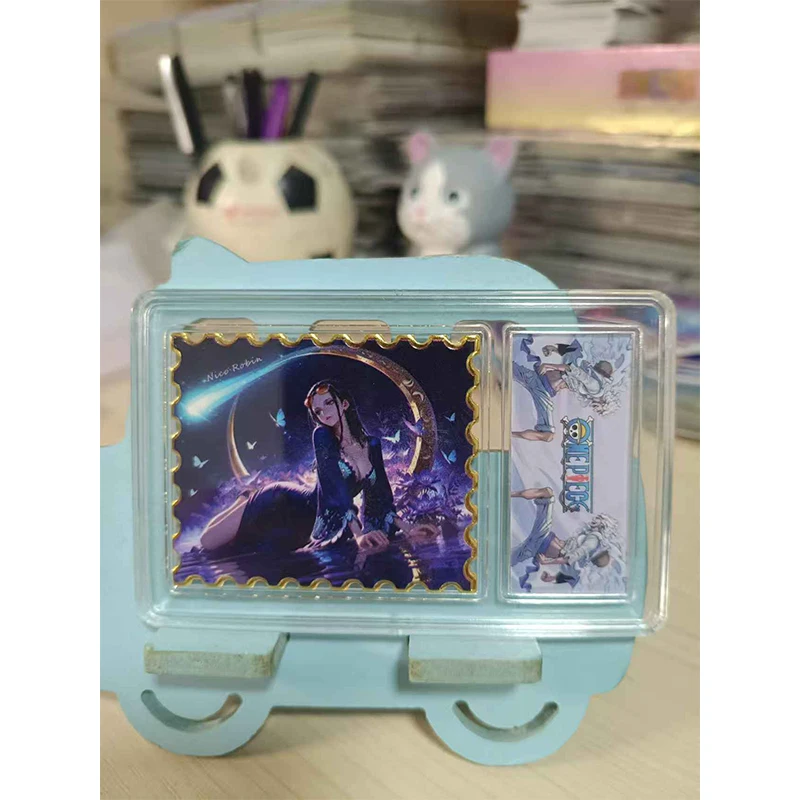 Anime One Piece Nico Robin Uta Nami Yamato Kalifa Carrot Shirahoshi Collectible Cards Christmas Birthday Gifts Children's Toys