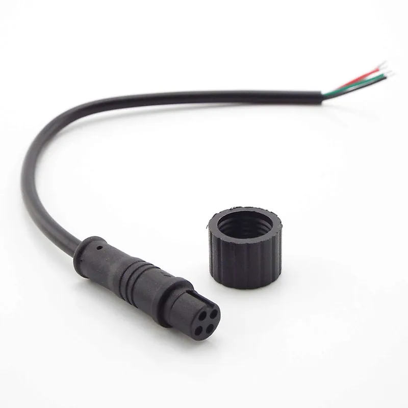 2Pin 3Pin 4Pin 24AWG 3A Cable Wire Plug for LED Light Strips Male Plug Female Head Connector Jack 15mm Waterproof IP65