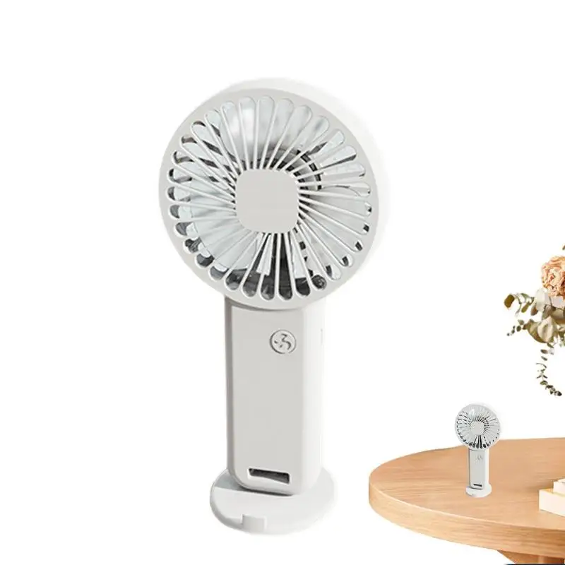 

Small Cooling Fan 3 Speed Modes Hand Held Fan Pocket Size Small Rechargeable Fan For Home Travel Camping Working Outdoor