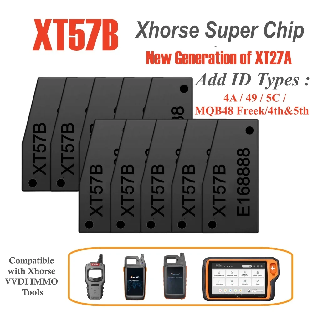 

NEW XT57B Super Transponder Can Generate MQB48 MQB49 Chip for Xhorse IMMO Tool VVDI MAX PRO / KEY TOOL PLUS PAD XT57 vs XT27A