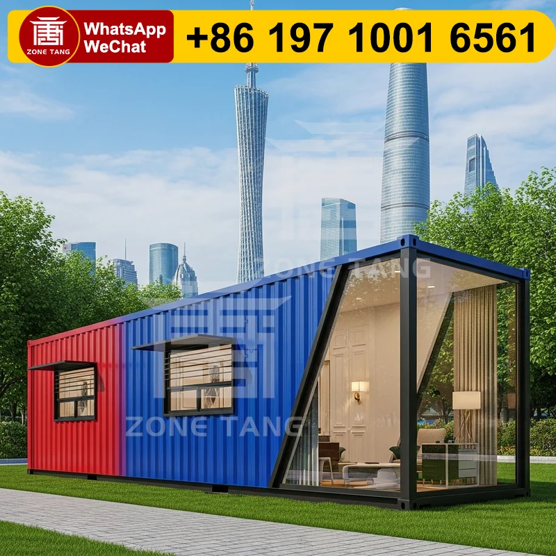 

Modern Prefab House Factory Custom Customize Design Single Wide Mobile Home High Quality Pre Fabricated Hot Sale Flat Pack Homes