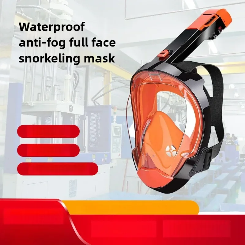 

New diving goggles mask full dry waterproof and anti-fog swimming full face snorkeling mask