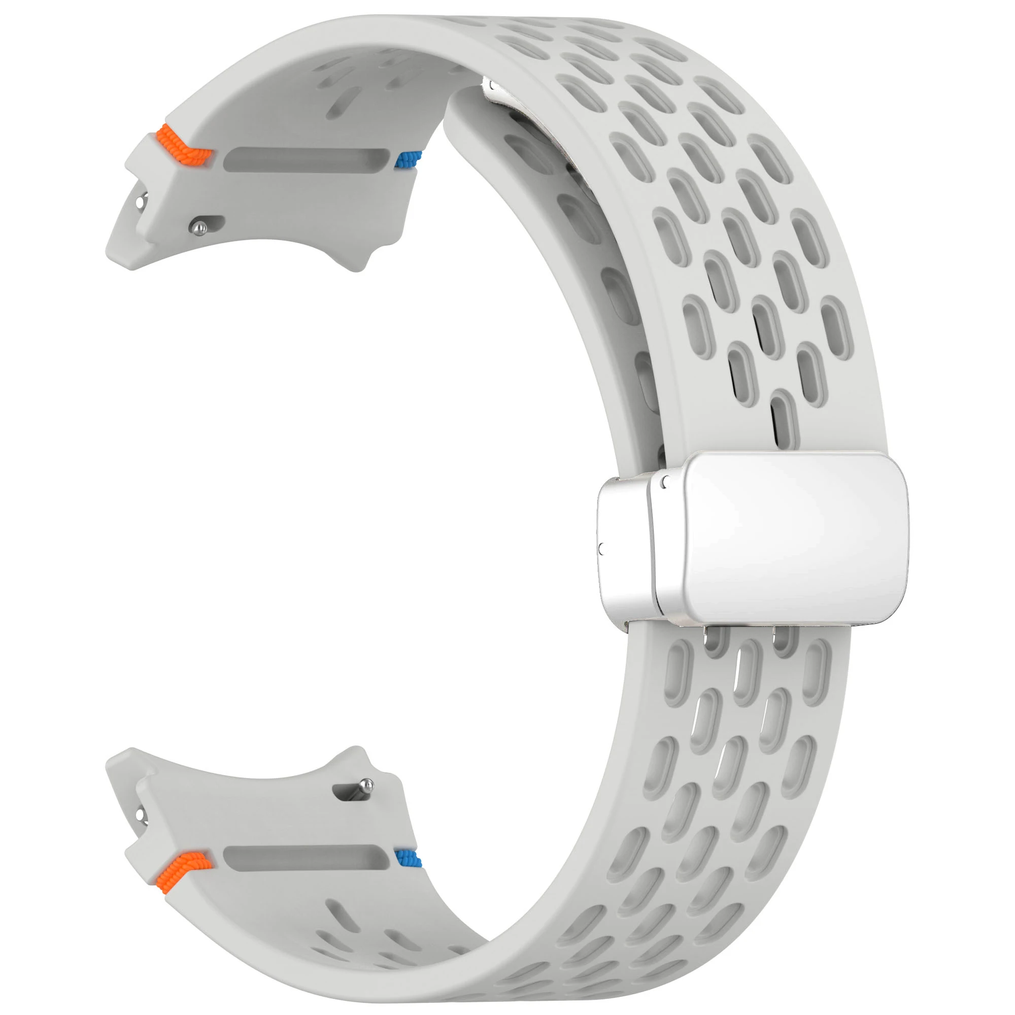 20 mm Magnetarmband für Samsung Galaxy Watch 4 5 Pro 6 7 7LTE 44 mm 40 mm Watch4/6 Classic Silikonband Keine Lücken Armband Correas – Detail 14