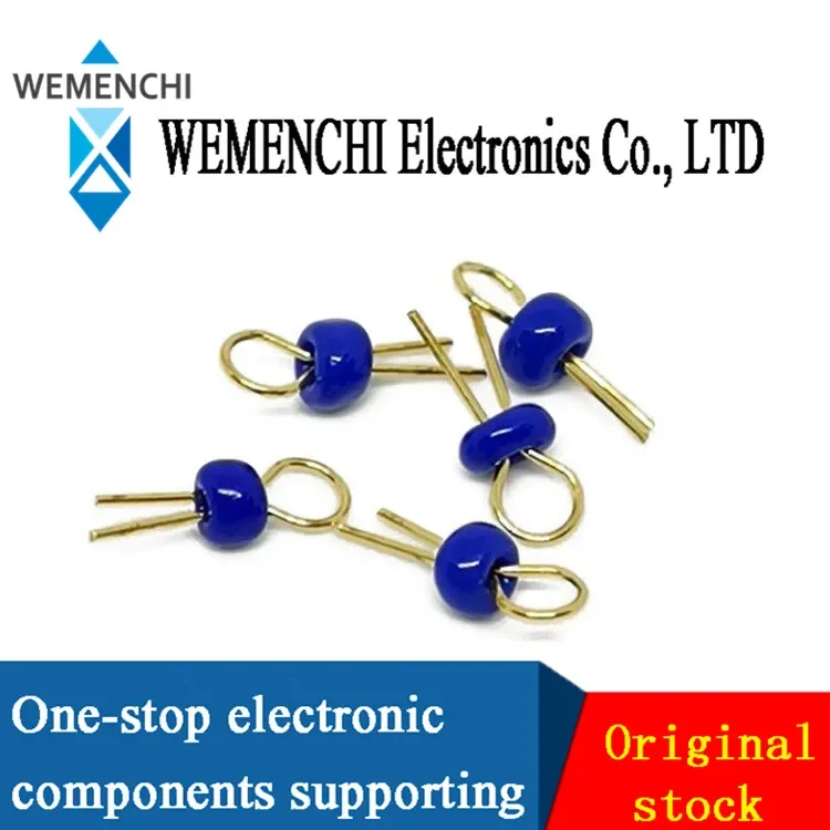 100pcs PCB test point test point ceramic copper gold-plated probe cylindrical test ring bead circuit board